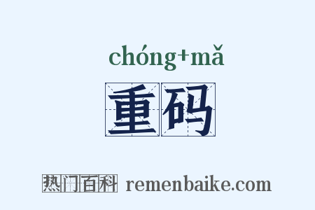 重码是什么意思的图片